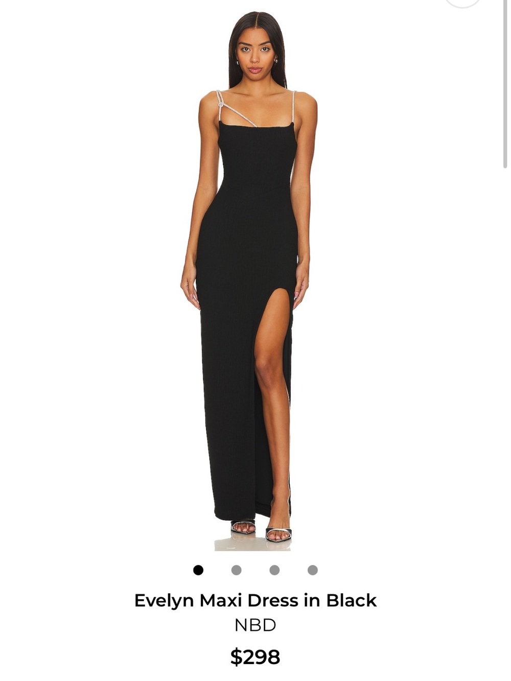 New! NBD Evelyn Maxi Dress in Black